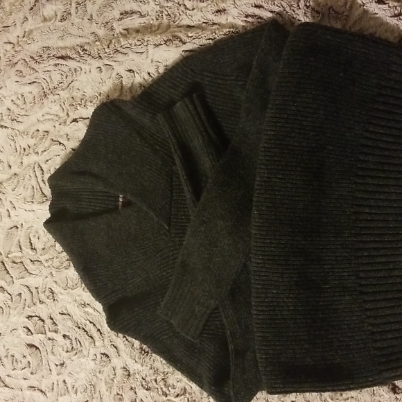 Dark Gray Knit Sweater - Picture 3 of 4